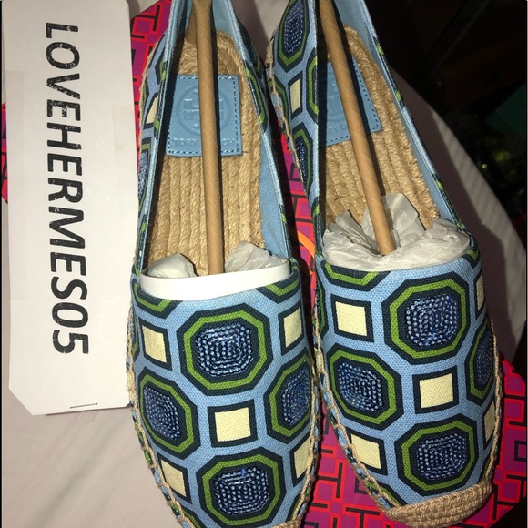 New Tory Burch Espadrille slide size 7 - Picture 2 of 8